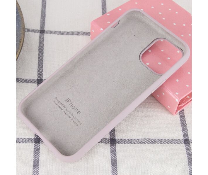 Silicone Case Full Protective (AA) для iPhone 12 Pro Max (6.7") (Lavender)-2